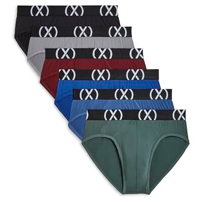2(X)IST )IST Herren (X) Sport 6er-Pack No Show Slip, Schwarz/Sharkskin/Tawny Port/Königsblau/Union Blue/Fern, Medium 2(X)IST )IST Herren (X) Sport 6er-Pack No Show Slip, Schwarz/Sharkskin/Tawny Port/Königsblau/Union Blue/Fern, Medium