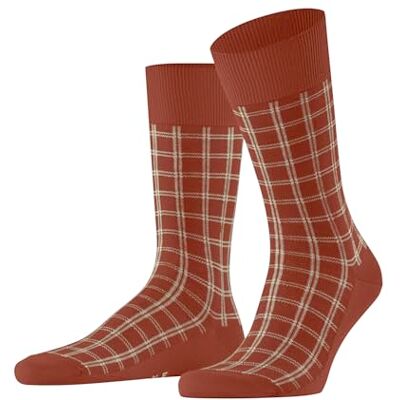 FALKE Herren Socken Modern Tailor M So Baumwolle gemustert 1 Paar, Orange Terra 8829, 39-42 FALKE Herren Socken Modern Tailor M So Baumwolle gemustert 1 Paar, Orange Terra 8829, 39-42