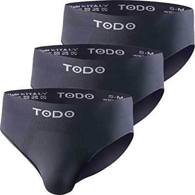 TODO Elastisch Sport Herren Slip (3er Pack) Atmungsaktiv Sportunterwäsche, Unterhosen Männer Slip ohne Scheuern (Gr. S-3XL) TODO Elastisch Sport Herren Slip (3er Pack) Atmungsaktiv Sportunterwäsche, Unterhosen Männer Slip ohne Scheuern (Gr. S-3XL)