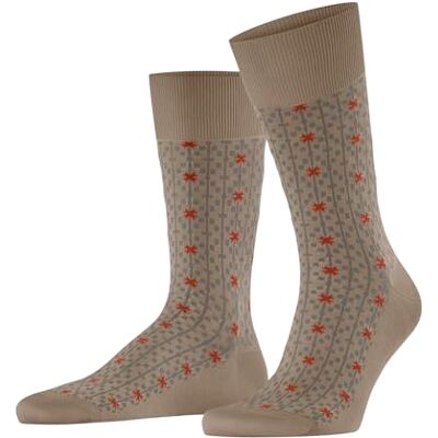FALKE Herren Socken Sun Touch M So Fil d´Écosse Baumwolle gemustert 1 Paar, Braun Sesame 4390, 41-42 FALKE Herren Socken Sun Touch M So Fil d´Écosse Baumwolle gemustert 1 Paar, Braun Sesame 4390, 41-42