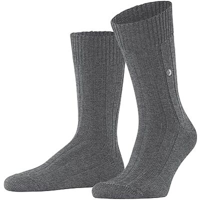 Burlington Herren Socken Dover M So Wolle einfarbig 1 Paar, Grau Dark Grey 3070, 40-46 Burlington Herren Socken Dover M So Wolle einfarbig 1 Paar, Grau Dark Grey 3070, 40-46