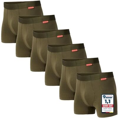 Undiemeister Modal Boxershorts Herren Bio-Baumwolle Atmungsaktive Unterhosen Männer, maximal nahtlos ohne kratzendes Etikett, temperaturregulierend, TENCEL Unterwäsche Undiemeister Modal Boxershorts Herren Bio-Baumwolle Atmungsaktive Unterhosen Männer, maximal nahtlos ohne kratzendes Etikett, temperaturregulierend, TENCEL Unterwäsche