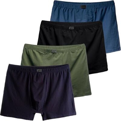 Pesail Herren Boxershorts Baumwolle, Retroshorts ohne kratzendes Etikett Enganliegender Schnitt mit Standardlänge, Größen M bis 10XL, Vierer- und Achterpack, viele Mixvarianten Pesail Herren Boxershorts Baumwolle, Retroshorts ohne kratzendes Etikett Enganliegender Schnitt mit Standardlänge, Größen M bis 10XL, Vierer- und Achterpack, viele Mixvarianten