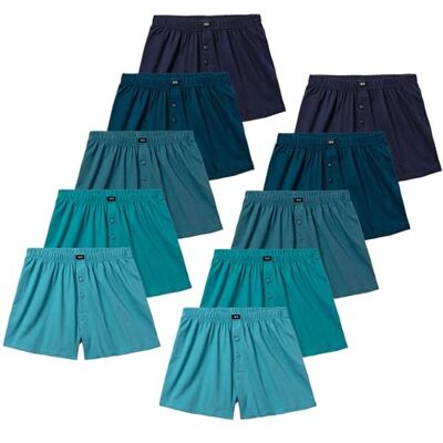 H.I.S Herren Weiter Boxer Baumwoll-Mix, Weich, elastisch & formstabil, Komfortbund, Weiter Schnitt mit Eingriff & Knopfleiste H.I.S Herren Weiter Boxer Baumwoll-Mix, Weich, elastisch & formstabil, Komfortbund, Weiter Schnitt mit Eingriff & Knopfleiste