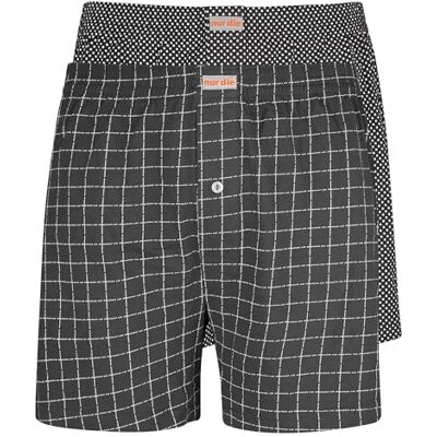 Nur Die 2er Boxershorts Weite lockere Passform 100% Baumwolle Pyjama Shorts Doppelpack Unterwäsche Unterhosen Herren klassisch Nur Die 2er Boxershorts Weite lockere Passform 100% Baumwolle Pyjama Shorts Doppelpack Unterwäsche Unterhosen Herren klassisch