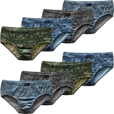 Pesail Herren Slips 10er Pack aus Baumwolle, M-10XL, Bequeme Briefs Unterwäsche, ohne kratzenden Zettel Pesail Herren Slips 10er Pack aus Baumwolle, M-10XL, Bequeme Briefs Unterwäsche, ohne kratzenden Zettel