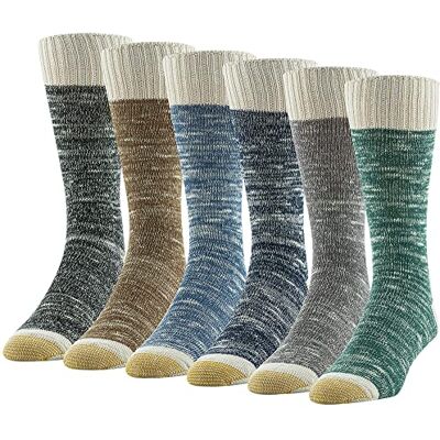 Gold Toe Herren Hudson Crew Multipair Socken, Seesack Sortiert (6 Paar), Large (6er Pack) Gold Toe Herren Hudson Crew Multipair Socken, Seesack Sortiert (6 Paar), Large (6er Pack)