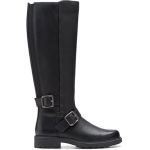 Clarks Premium Orinoco2 Damen-Stiefel, hoch, Leder, Schwarz, Größe 40, Schwarzes Leder, 40.5 EU Clarks Premium Orinoco2 Damen-Stiefel, hoch, Leder, Schwarz, Größe 40, Schwarzes Leder, 40.5 EU