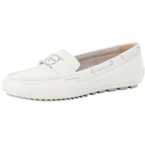 Tamaris Damen Moccassin flach Leder, weiß, 40 EU Tamaris Damen Moccassin flach Leder, weiß, 40 EU
