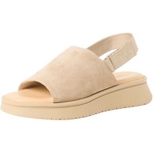 Tamaris Damen Sandalette mit Keilabsatz, beige, 39 EU Tamaris Damen Sandalette mit Keilabsatz, beige, 39 EU