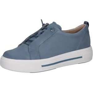 CAPRICE Damen Plateau Sneaker aus Leder Low Top, Blau (Lt.Blue Suede), 37.5 EU CAPRICE Damen Plateau Sneaker aus Leder Low Top, Blau (Lt.Blue Suede), 37.5 EU