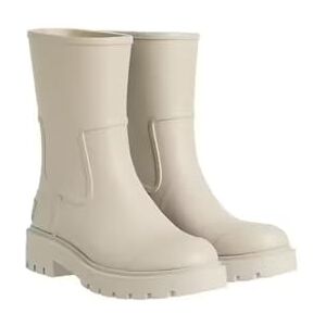 Calvin Damen Gummistiefel Mid Rubber Chunky, Elfenbein (Chateau), 35 Calvin Damen Gummistiefel Mid Rubber Chunky, Elfenbein (Chateau), 35