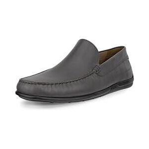 Ecco Herren Classic Moc 2.0 Driving Style Loafer, Stahl, 11-11.5 Ecco Herren Classic Moc 2.0 Driving Style Loafer, Stahl, 11-11.5