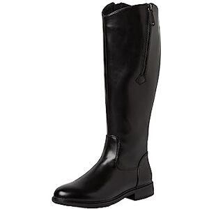 Jana Damen Hohe Stiefel ohne Absatz aus Kunstleder mit Reißverschluss Weite H Mehrweite, Schwarz (Black), 37 EU Jana Damen Hohe Stiefel ohne Absatz aus Kunstleder mit Reißverschluss Weite H Mehrweite, Schwarz (Black), 37 EU