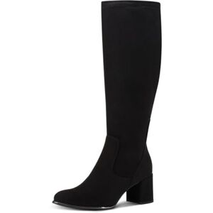 MARCO TOZZI Damen Hohe Stiefel mit Absatz Spitz Elegant, Schwarz (Black), 36 EU MARCO TOZZI Damen Hohe Stiefel mit Absatz Spitz Elegant, Schwarz (Black), 36 EU