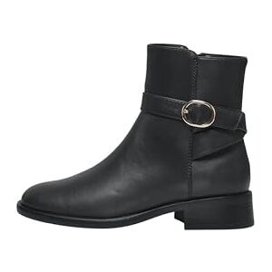 ONLY Damen Onlbenni-2 Buckle Boot, Black, 37 EU ONLY Damen Onlbenni-2 Buckle Boot, Black, 37 EU