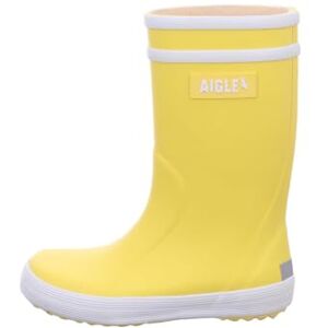 Aigle Unisex Kinder Lolly Pop 2 Gummistiefel, Gelb Weiß, 26 EU Aigle Unisex Kinder Lolly Pop 2 Gummistiefel, Gelb Weiß, 26 EU