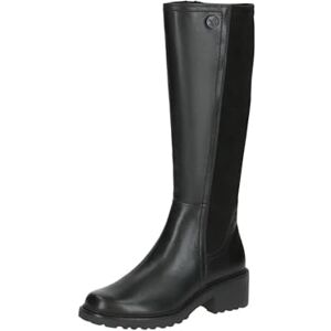 CAPRICE Damen Hohe Stiefel mit Absatz mit Reißverschluss Elegant, Schwarz (Black Comb), 40 EU CAPRICE Damen Hohe Stiefel mit Absatz mit Reißverschluss Elegant, Schwarz (Black Comb), 40 EU