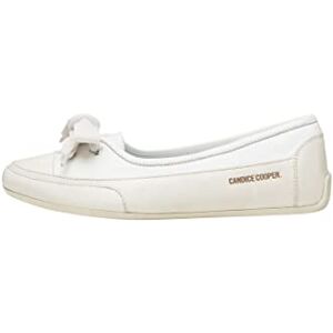 Candice Cooper Candy Bow-Ballerinas aus Leder in Vintage-Optik, weiß 40 Candice Cooper Candy Bow-Ballerinas aus Leder in Vintage-Optik, weiß 40
