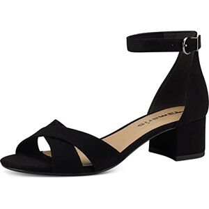 Tamaris Damen Sandalette mit Blockabsatz, schwarz, 36 EU Tamaris Damen Sandalette mit Blockabsatz, schwarz, 36 EU