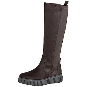 Jana Damen Hohe Stiefel ohne Absatz Kniehoch Plateau Weite H Mehrweite, Grau (Asphalt), 38 EU Jana Damen Hohe Stiefel ohne Absatz Kniehoch Plateau Weite H Mehrweite, Grau (Asphalt), 38 EU