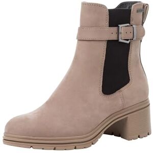 Tamaris Damen Absatzstiefelette Leder Gore-Tex; TAUPE, EU 37 Tamaris Damen Absatzstiefelette Leder Gore-Tex; TAUPE, EU 37