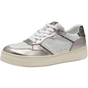 Tamaris Schnürer Damen Vegan sportlich metallic,EU 37 Tamaris Schnürer Damen Vegan sportlich metallic,EU 37
