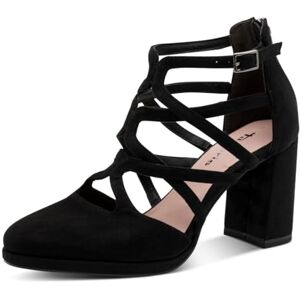 Tamaris Damen Pumps mit Blockabsatz, schwarz, 36 EU Tamaris Damen Pumps mit Blockabsatz, schwarz, 36 EU