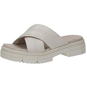 CAPRICE Leder Pantolette Absatz Weiß 27207 CAPRICE Leder Pantolette Absatz Weiß 27207