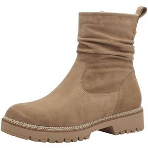 Tamaris Damen Stiefelette Leder bequem; BEIGE, EU 41 Tamaris Damen Stiefelette Leder bequem; BEIGE, EU 41