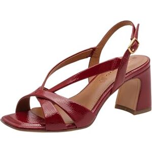 Tamaris Damen Sandalette mit Blockabsatz, rot, 42 EU Tamaris Damen Sandalette mit Blockabsatz, rot, 42 EU