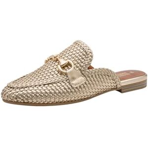 MARCO TOZZI Damen Hausschuh Sabot Stylisch, metallic (Gold), 39 EU MARCO TOZZI Damen Hausschuh Sabot Stylisch, metallic (Gold), 39 EU