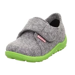 Superfit Baby Jungen HAPPY Hausschuhe, GRAU/GRÜN 2000 Superfit Baby Jungen HAPPY Hausschuhe, GRAU/GRÜN 2000