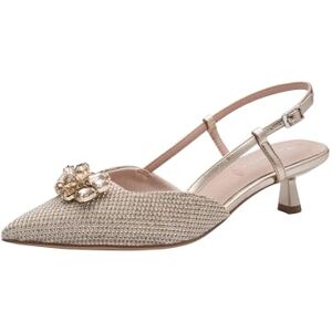 Tamaris Damen Sling Pump mit Stilettoabsatz, grau, 41 EU Tamaris Damen Sling Pump mit Stilettoabsatz, grau, 41 EU