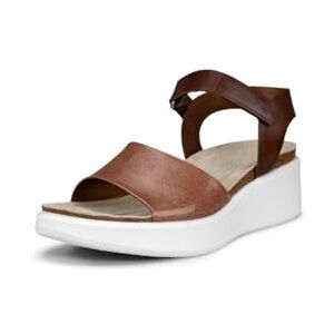 Ecco Damen Flowt Wedge Kork Sandale, Kaschmir/Kakaobraun, 40/41 EU Ecco Damen Flowt Wedge Kork Sandale, Kaschmir/Kakaobraun, 40/41 EU