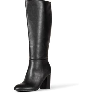 Amazon Damen Stiefel mit hohem Absatz, Schwarz Kunstleder, 37.5 EU Amazon Damen Stiefel mit hohem Absatz, Schwarz Kunstleder, 37.5 EU