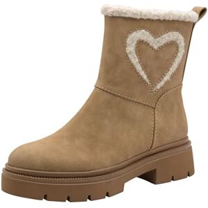 MARCO TOZZI Damen 2-26447-45 Stiefelette, Beige, 38 EU MARCO TOZZI Damen 2-26447-45 Stiefelette, Beige, 38 EU