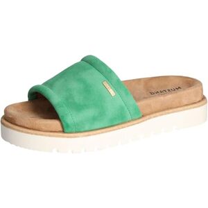 MUSTANG Damen Pantolette Plateau samtige Haptik 1461-701, Größe:41 EU, Farbe:Grün MUSTANG Damen Pantolette Plateau samtige Haptik 1461-701, Größe:41 EU, Farbe:Grün