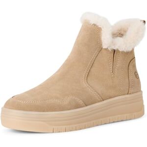 Tamaris Damen Stiefel Leder beige 40 Tamaris Damen Stiefel Leder beige 40
