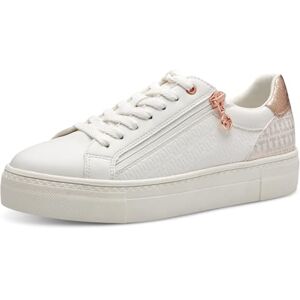 Tamaris Damen Low-Top Sneaker, Frauen Sneaker,Wechselfußbett,Comfort Lining,Trend,weich,weit,Weite,Silber,Silber,blau,WHT/Rose Gold,39 EU Tamaris Damen Low-Top Sneaker, Frauen Sneaker,Wechselfußbett,Comfort Lining,Trend,weich,weit,Weite,Silber,Silber,blau,WHT/Rose Gold,39 EU