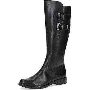 CAPRICE Damen Hohe Stiefel ohne Absatz aus Leder bis zum Knie Weite G, Schwarz (Black Nappa), 36 EU CAPRICE Damen Hohe Stiefel ohne Absatz aus Leder bis zum Knie Weite G, Schwarz (Black Nappa), 36 EU