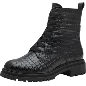 Tamaris Damen Stiefelette Leder bequem; BLACK CROCO, EU 40 Tamaris Damen Stiefelette Leder bequem; BLACK CROCO, EU 40