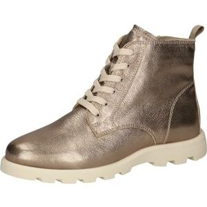 CAPRICE Damen Stiefeletten zum Schnüren aus Leder Bequem, Beige (Taupe Metallic), 37 EU CAPRICE Damen Stiefeletten zum Schnüren aus Leder Bequem, Beige (Taupe Metallic), 37 EU