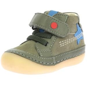 Kickers Jungen Unisex Kinder SOKISTIC Stiefelette, Stern, Khaki, 18 EU Kickers Jungen Unisex Kinder SOKISTIC Stiefelette, Stern, Khaki, 18 EU