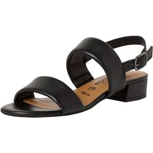 Tamaris Damen Sandalen mit Absatz Leder Blockabsatz Sommer; BLACK/schwarz; 36 EU Tamaris Damen Sandalen mit Absatz Leder Blockabsatz Sommer; BLACK/schwarz; 36 EU