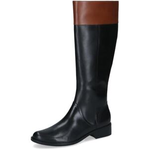 CAPRICE Damen Hohe Stiefel mit Absatz aus Leder Elegant, Schwarz (Black Comb), 37.5 EU CAPRICE Damen Hohe Stiefel mit Absatz aus Leder Elegant, Schwarz (Black Comb), 37.5 EU