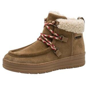 Tamaris Comfort Damen Stiefeletten Wasserabweisend Gefüttert, Beige (Cappuccino), 42 EU Tamaris Comfort Damen Stiefeletten Wasserabweisend Gefüttert, Beige (Cappuccino), 42 EU