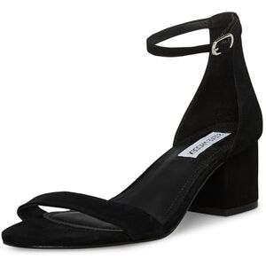 Steve Madden Damen irenee1 Kleid Sandalen, Schwarze Velourslederoptik, 39 EU Steve Madden Damen irenee1 Kleid Sandalen, Schwarze Velourslederoptik, 39 EU