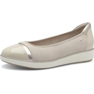 Tamaris Comfort Damen Ballerinas Runde Spitze Bequem, Beige (Beige), 39 EU Tamaris Comfort Damen Ballerinas Runde Spitze Bequem, Beige (Beige), 39 EU