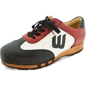 woody Herren Niki Clog Sneaker, Cervo Nero-Rosso, 44 EU woody Herren Niki Clog Sneaker, Cervo Nero-Rosso, 44 EU